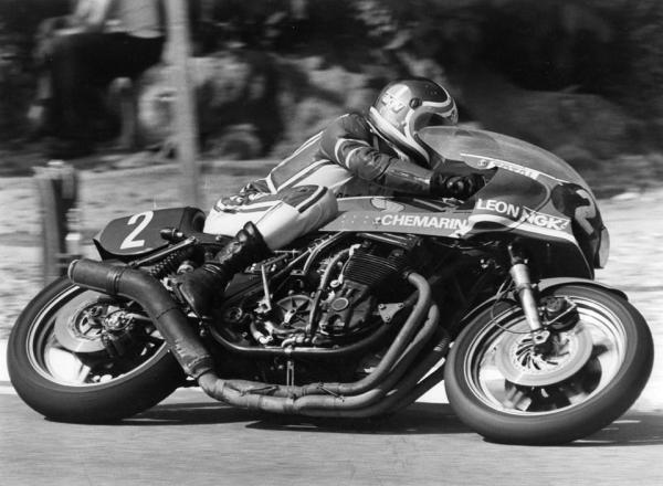 Christian sur la RCB à Barcelonne en 77